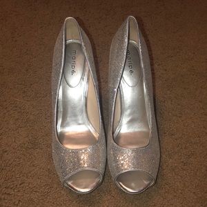 Silver heels